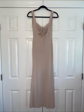 beige botany dresses Mathilda Button Maxi Dress — Beige Floral main image 0